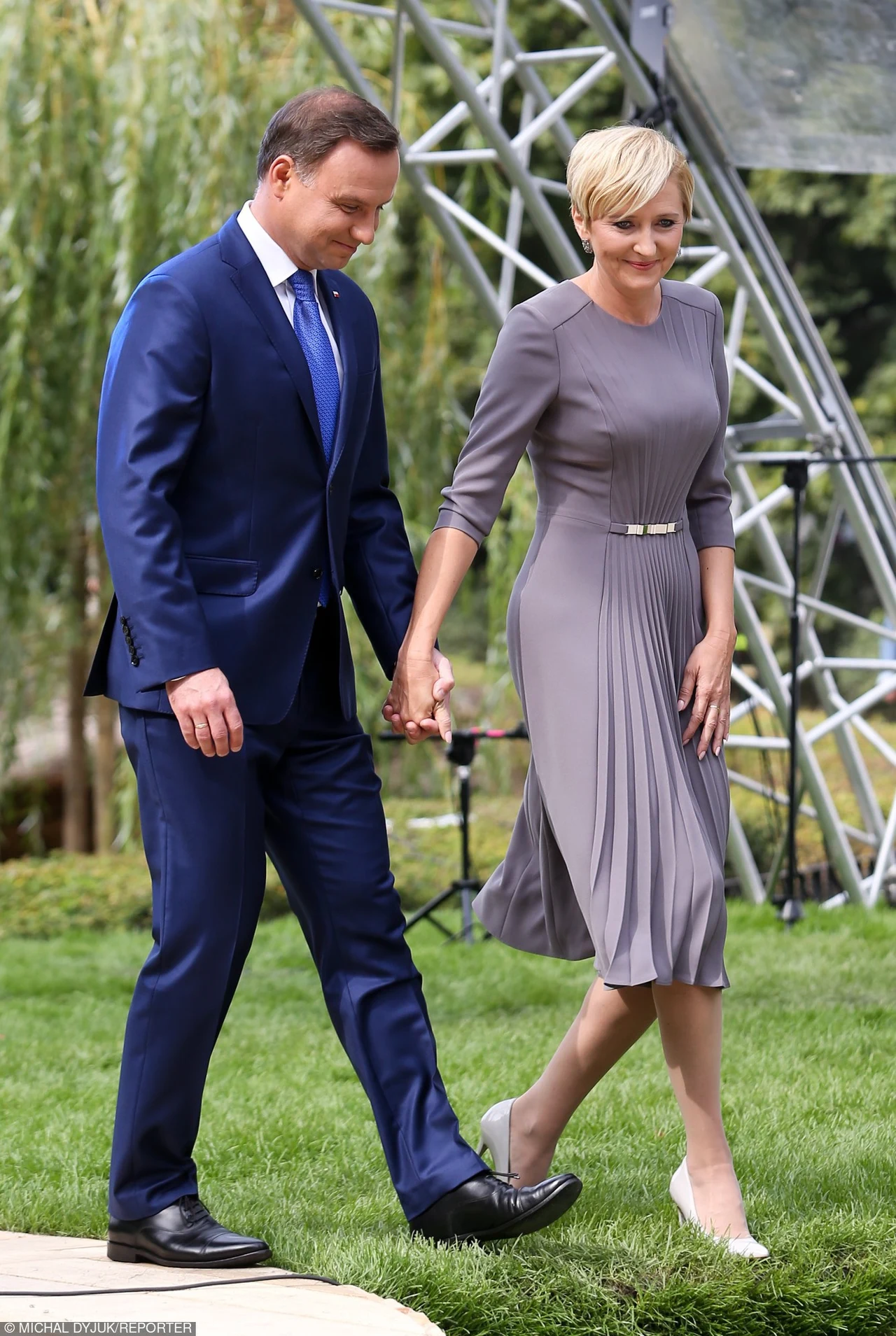 Agata Duda z mężem Agata Duda z mężem