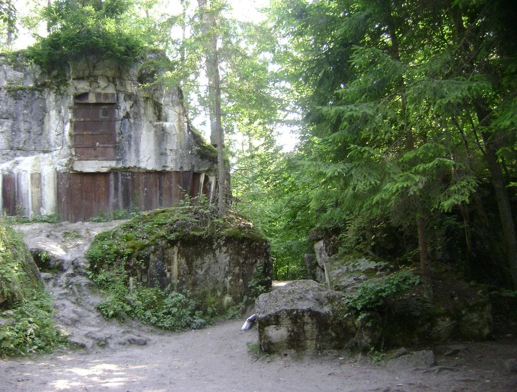 Fragmenty poniemieckich bunkrów