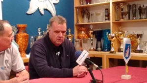 Kari Rauhanen - trener STS-u Sanok.