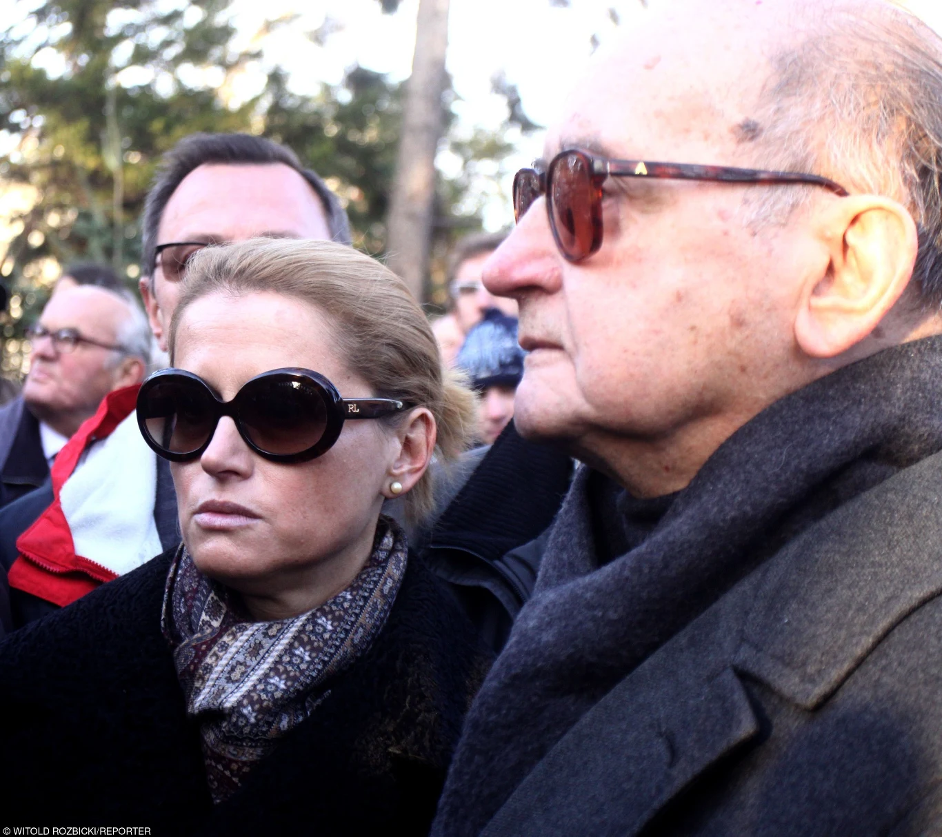 Monika Jaruzelska z ojcem Monika Jaruzelska z ojcem