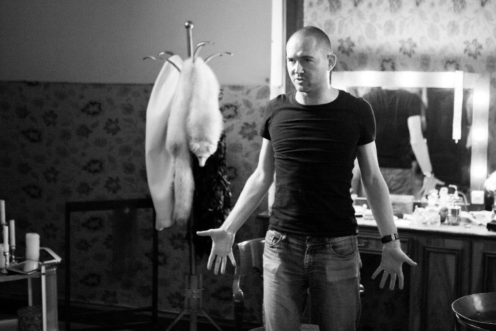 Marcin Bortkiewicz na planie filmu "Noc Walpurgii" Marcin Bortkiewicz na planie filmu "Noc Walpurgii"
