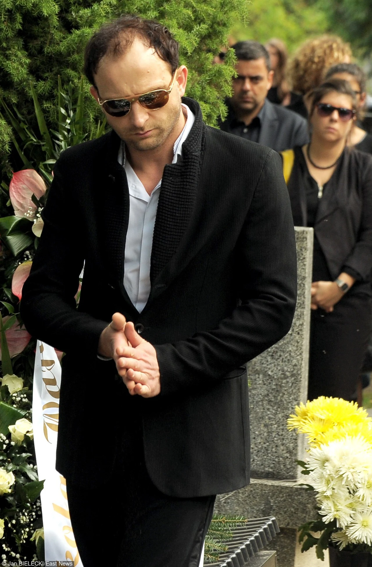 Z Marcinem Wroną pożegnał się także Borys Szyc.