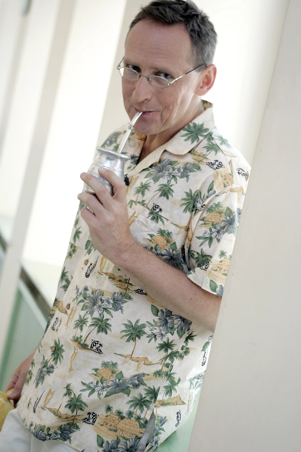 Wojciech Cejrowski często pije swoją ulubioną, dodającą sił witalnych yerba mate.