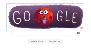 Mars - Google uczciło przy pomocy Doodle odkrycie wody na Czerwonej Planecie