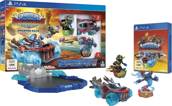 Przykładowy zestaw startowy Skylanders SuperChargers