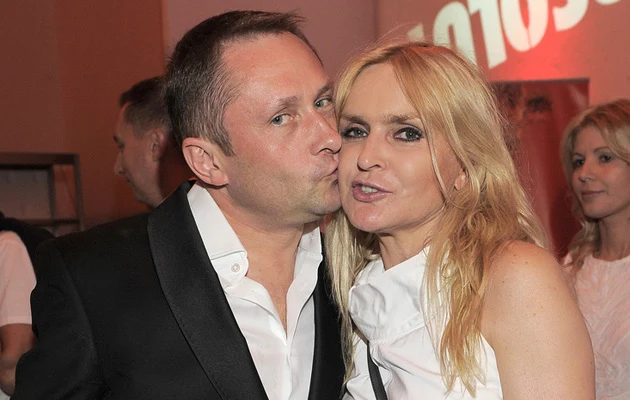 Kamil Durczok w towarzystwie Moniki Olejnik