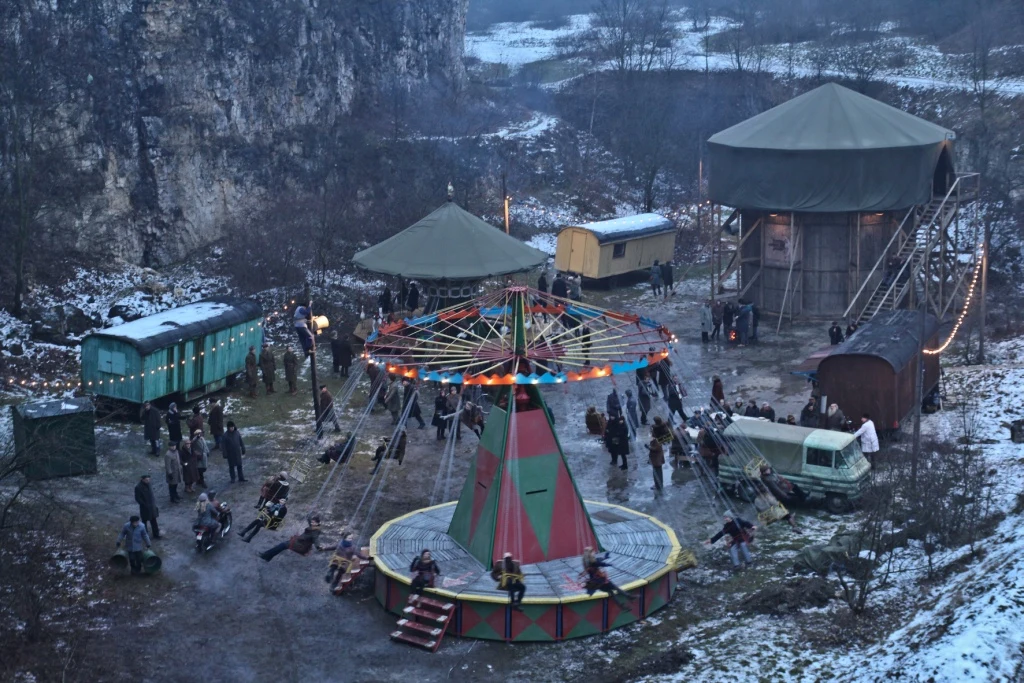 Fotos z filmu "Czerwony pająk"