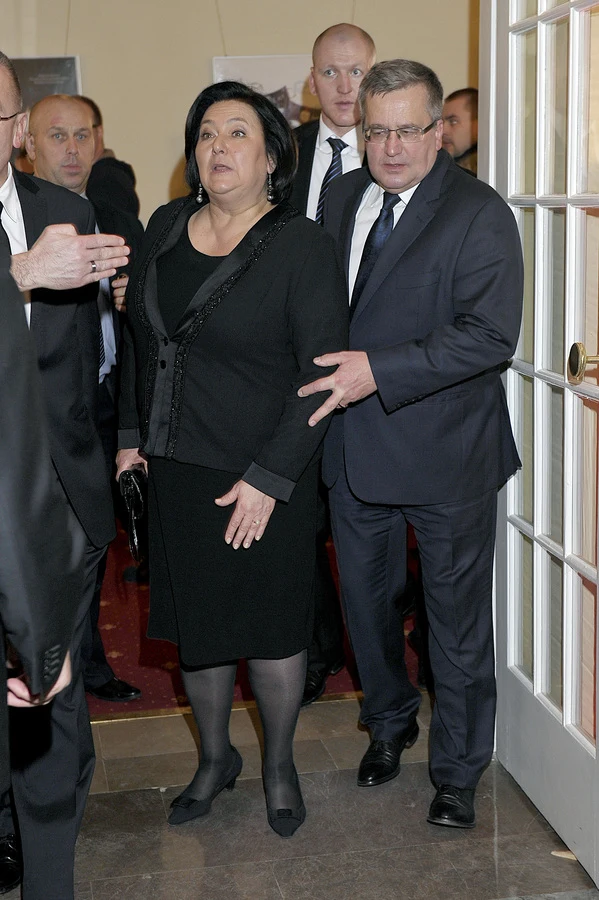 Bronisław Komorowski z żoną