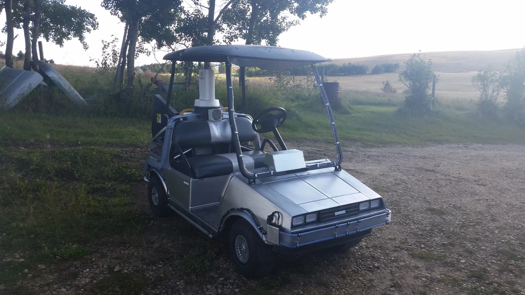 Mini-DeLorean autorstwa Davida Heykantsa