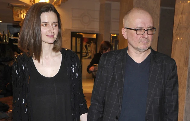 Agnieszka Grochowska z mężem