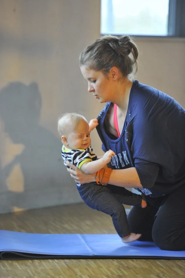 Anna Powierza z córką