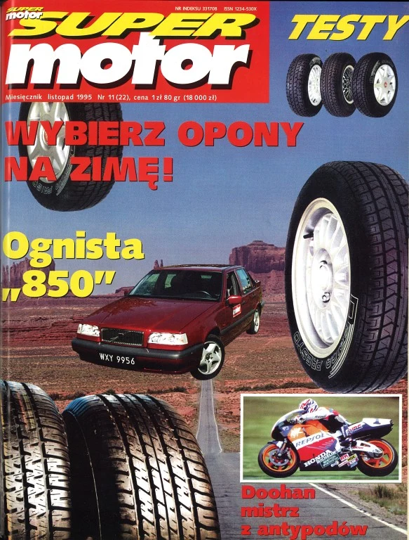  "Super Motor" nr 11 z listopada 1995 r.