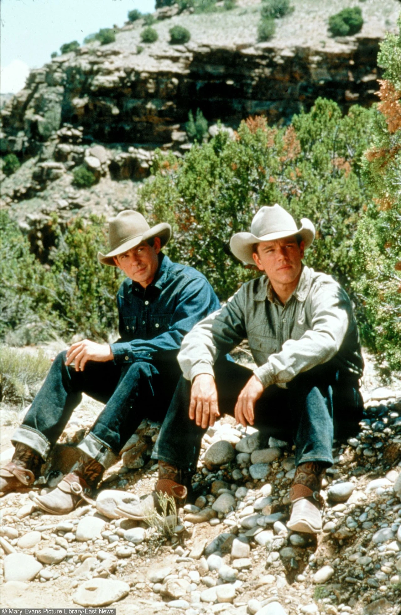 "Tajemnica Brokeback Mountain"? Kilka lat przed głośnym filmem Anga Lee Damon zagrał kowboja w filmie Billy'ego Boba Thorntona  "Rącze konie" (2000).

O wątkach gejowskich nie było mowy - bohater Damona zakochuje się bowiem w pięknej Alejandrze granej przez Penelope Cruz.