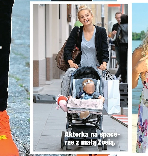 Małgorzata Socha z córką Małgorzata Socha z córką