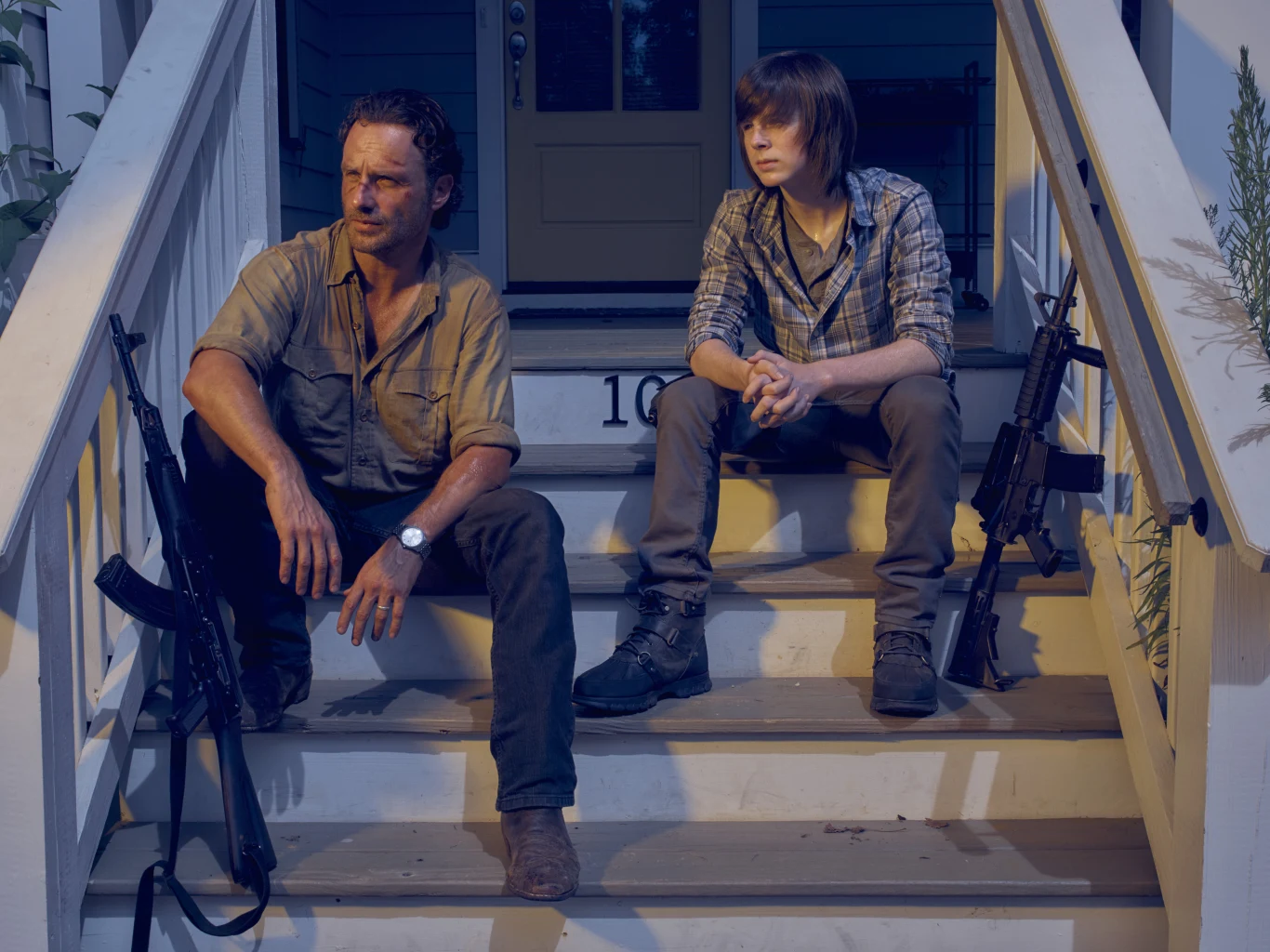 Kadr z szóstego sezonu serialu "The Walking Dead", fot. Frank Ockenfels 3 /AMC Kadr z szóstego sezonu serialu "The Walking Dead", fot. Frank Ockenfels 3 /AMC