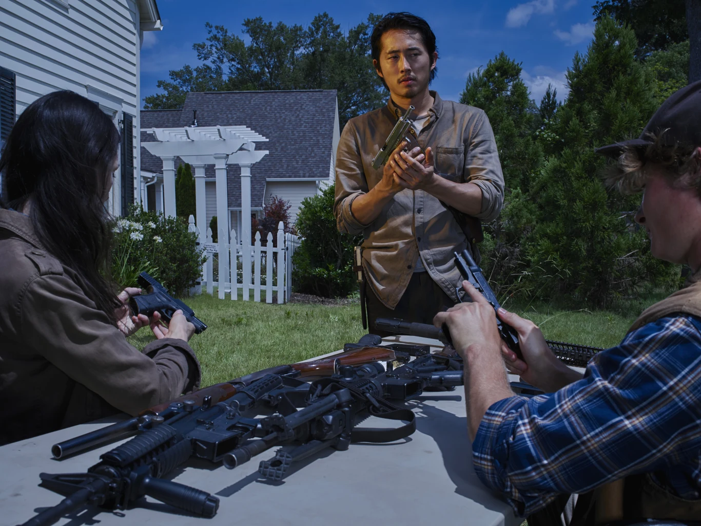 Kadr z szóstego sezonu serialu "The Walking Dead", fot. Frank Ockenfels 3 /AMC Kadr z szóstego sezonu serialu "The Walking Dead", fot. Frank Ockenfels 3 /AMC