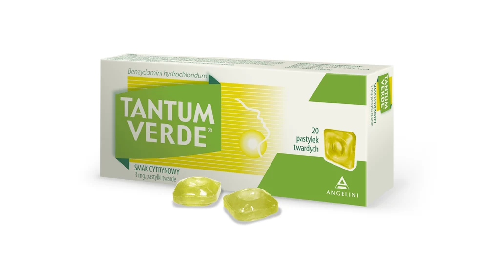 Pastylki do ssania Tantum Verde