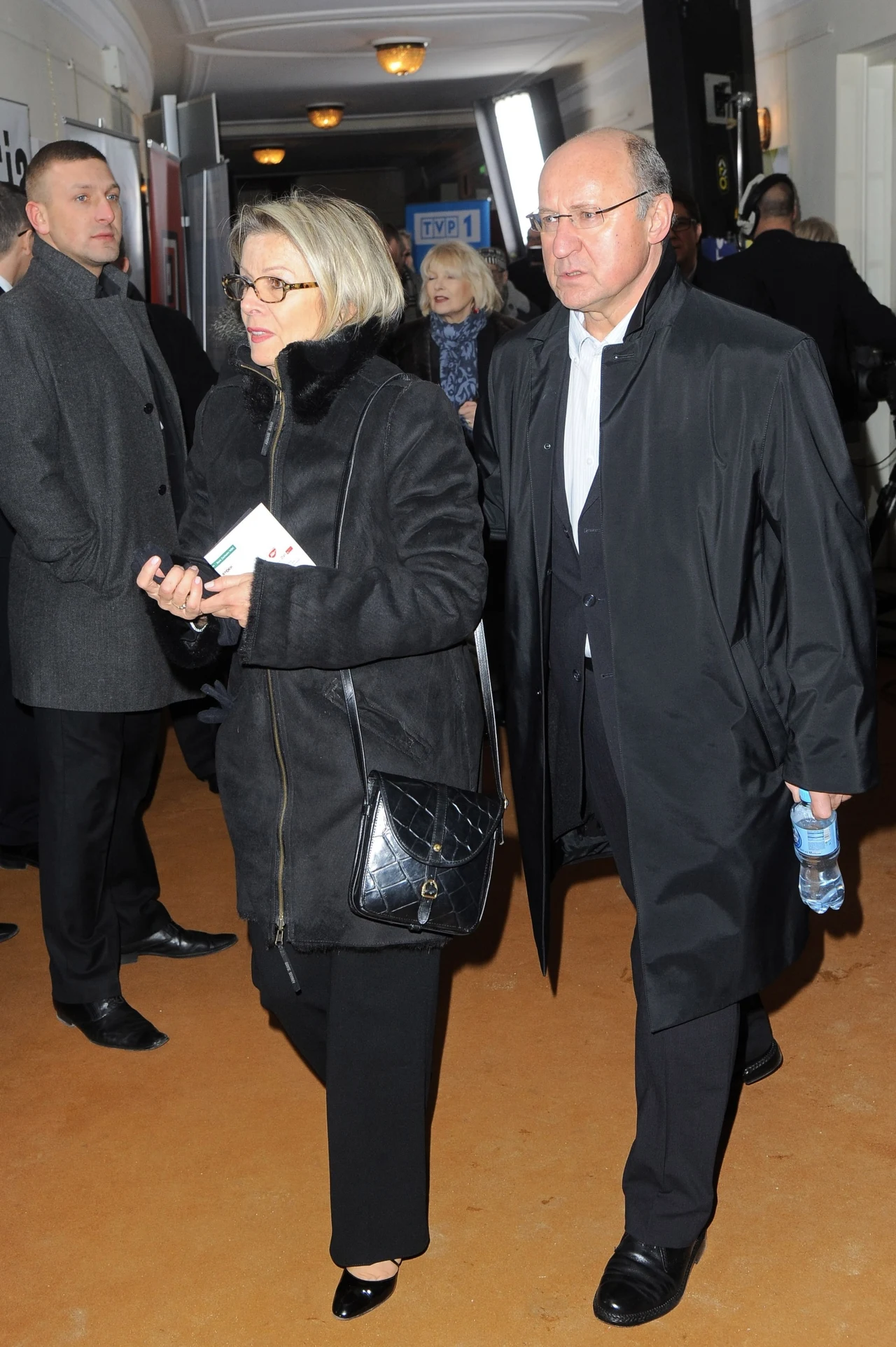 Piotr Fronczewski z żoną, 2011 rok