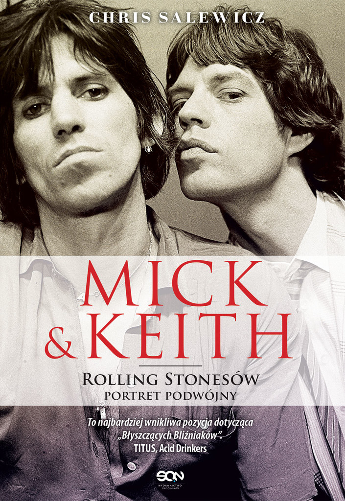 Keith Richards i Mick Jagger na okładce biografii