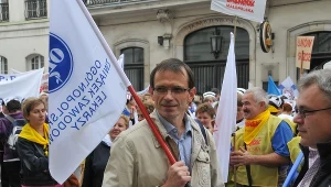 Przewodniczący zarządu OZZL Krzysztof Bukiel 