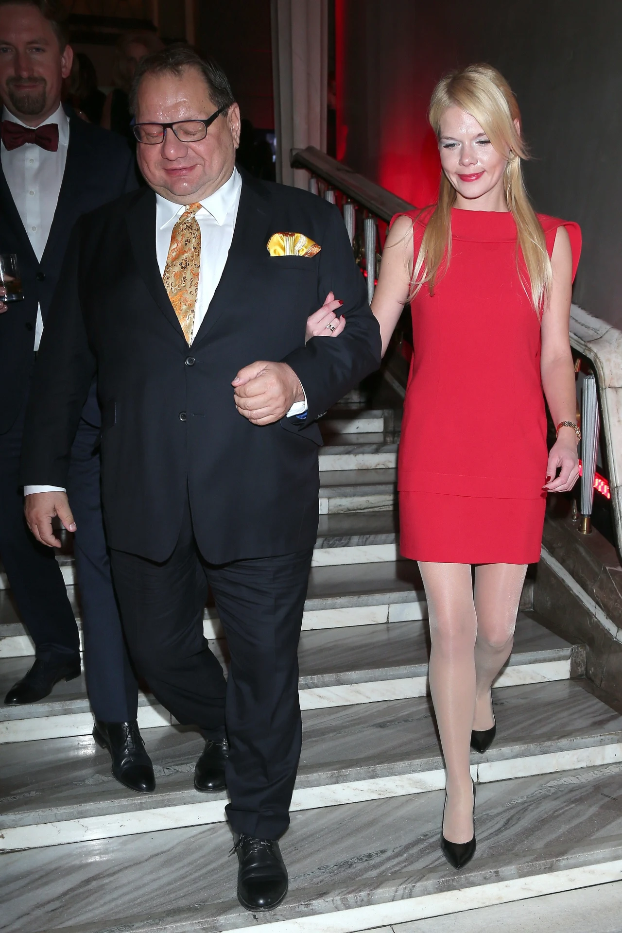 Ryszard Kalisz z żoną Dominiką