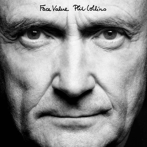 Phil Collins na okładce reedycji "Face Value"