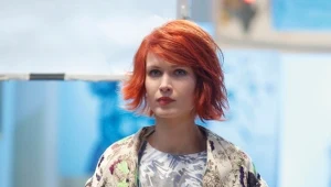 Agnieszka Żulewska na planie filmu "Chemia"