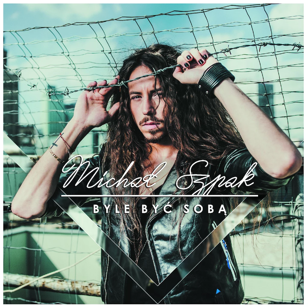 Michał Szpak na okładce płyty "Byle być sobą"