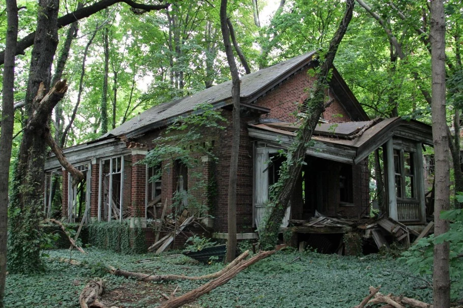 Opuszczona placówka na North Brother Island