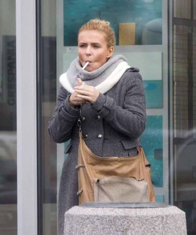 Ciekawe, czy rzuciła też palenie?