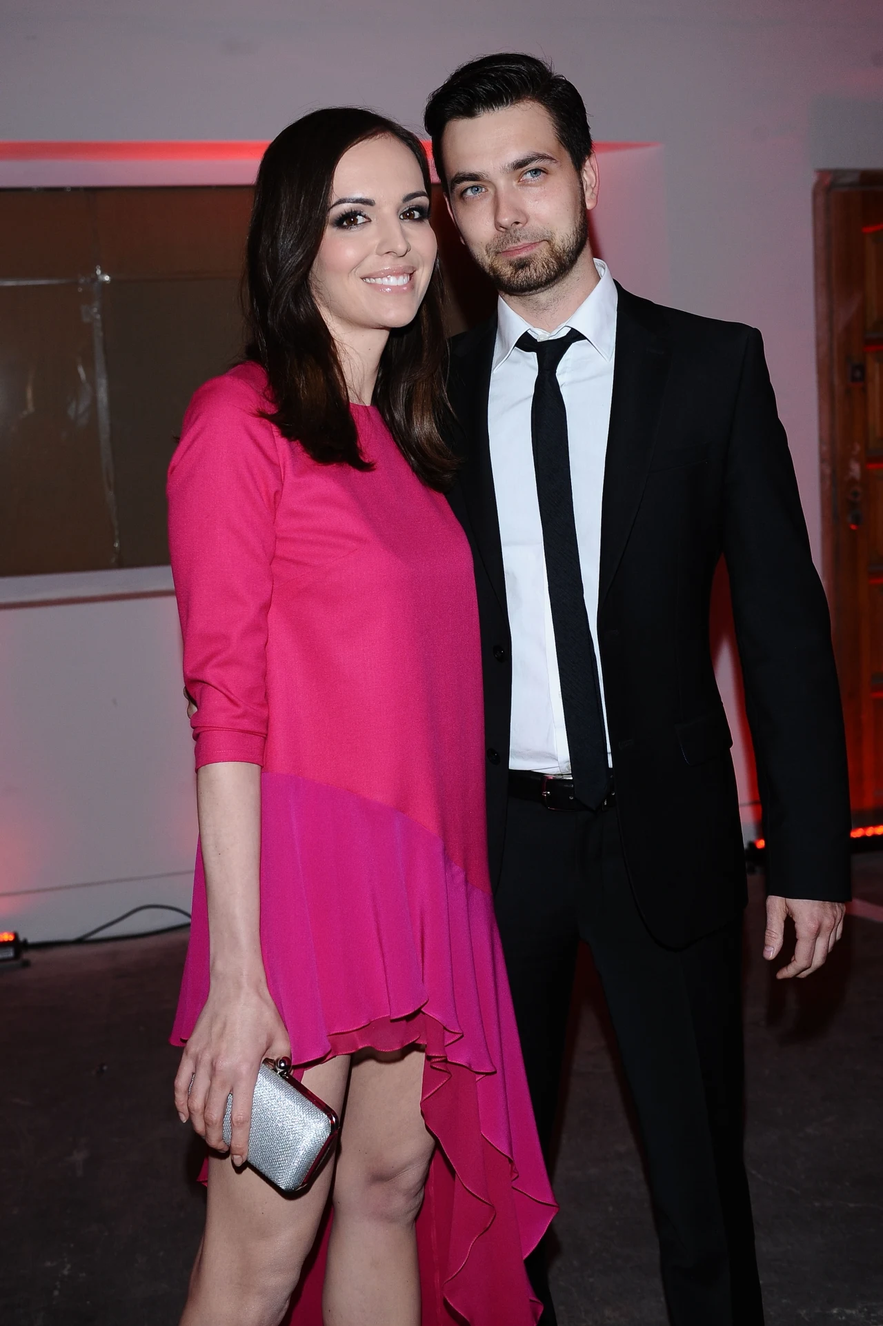 Anna Wendzikowska z ukochanym Anna Wendzikowska z ukochanym