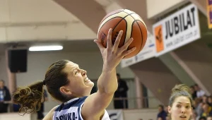 Justyna Żurowska-Cegielska w meczu ze Spar Citylift Girona.