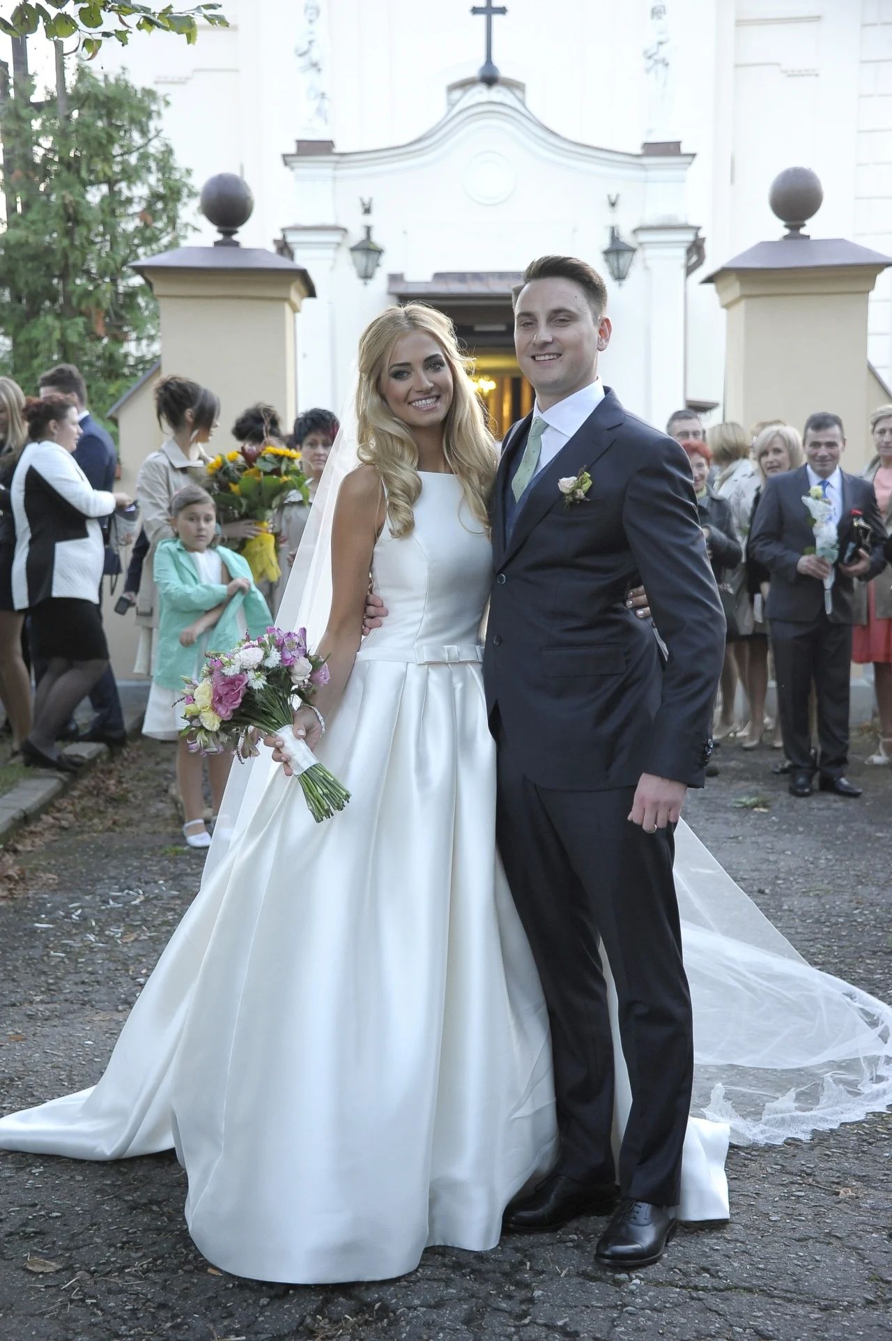 Rozalia Mancewicz w dniu ślubu Rozalia Mancewicz w dniu ślubu