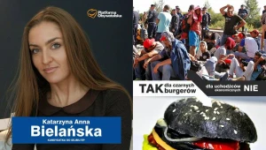 Burger czy uchodźca? Niesmaczna ulotka kandydatki PO