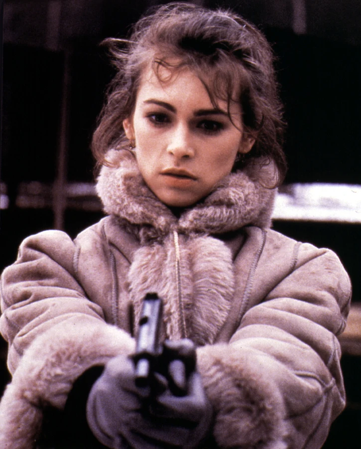 Joanna Pacuła na planie filmu "Park Gorkiego" z 1983 roku Joanna Pacuła na planie filmu "Park Gorkiego" z 1983 roku