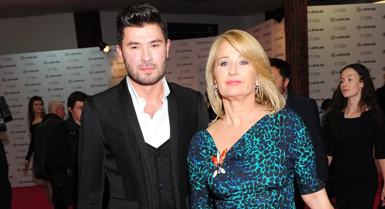 Majka Jeżowska z synem Wojtkiem Majka Jeżowska z synem Wojtkiem