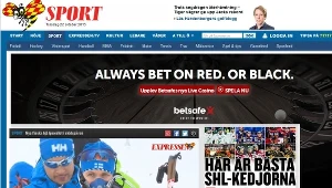 Fińscy biegacze narciarscy budzą zainteresowanie ze względu na butle tlenowe i maski; źródło: expressen.se