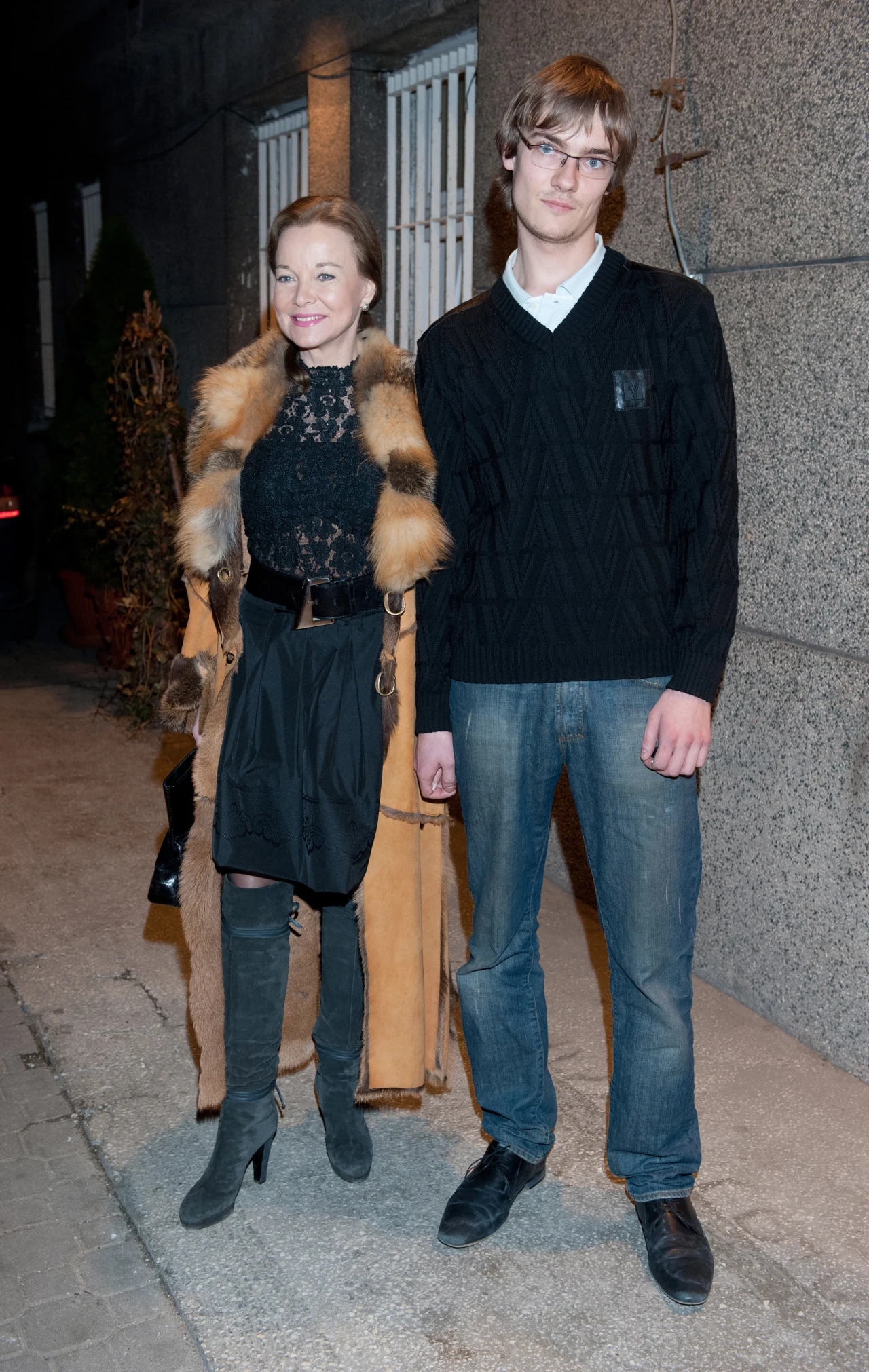 Laura Łącz z synem Laura Łącz z synem