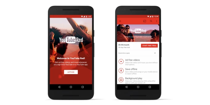 YouTube Red, płatna wersja serwisu, wystartuje w USA