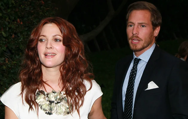Drew Barrymore z mężem Drew Barrymore z mężem