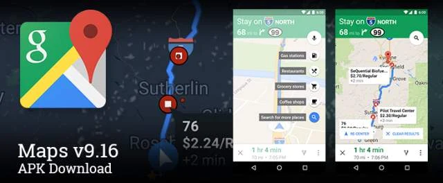 Mapy Google - wersja 9.16 Mapy Google - wersja 9.16