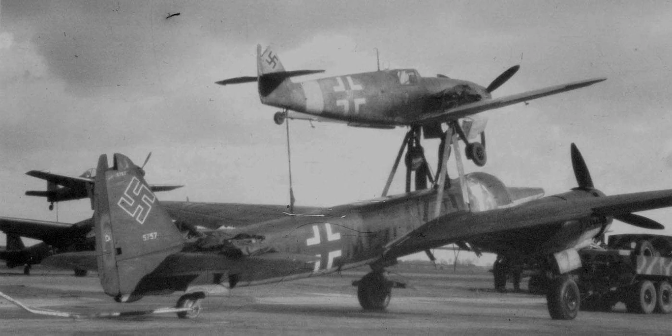 Zestaw Mistel-1: Ju 88A-4 i Bf 109F-4