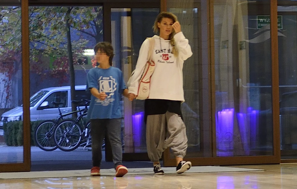 Edyta Górniak z synem Edyta Górniak z synem