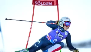 Federica Brignone na trasie w Soelden