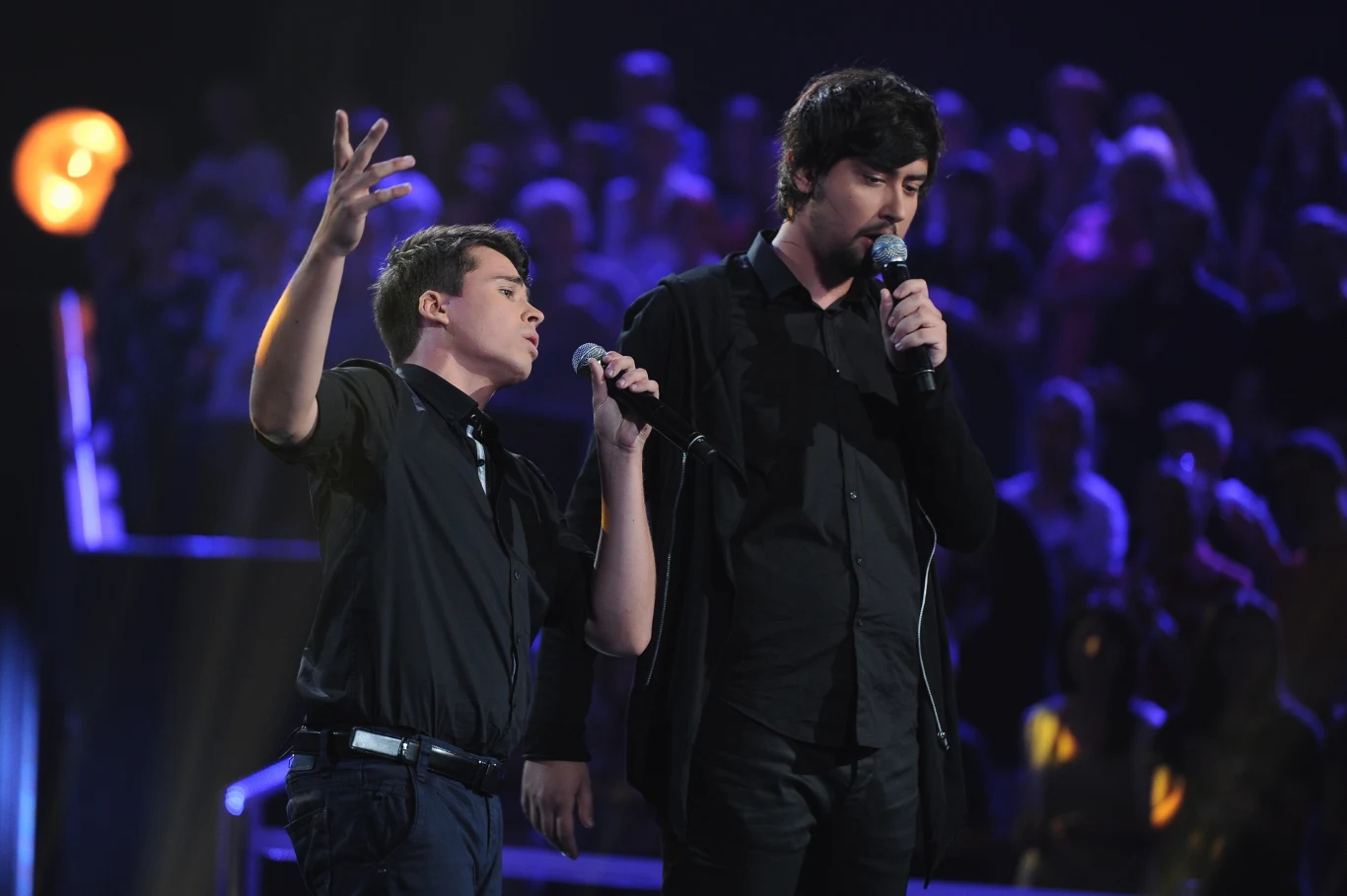 Krzysztof Iwaneczko (po lewej) i Piotr Tłustochowicz zachwycili trenerów, a przede wszystkim Edytę Górniak Krzysztof Iwaneczko (po lewej) i Piotr Tłustochowicz zachwycili trenerów, a przede wszystkim Edytę Górniak