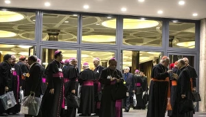 Biskupi po zakończeniu obrad