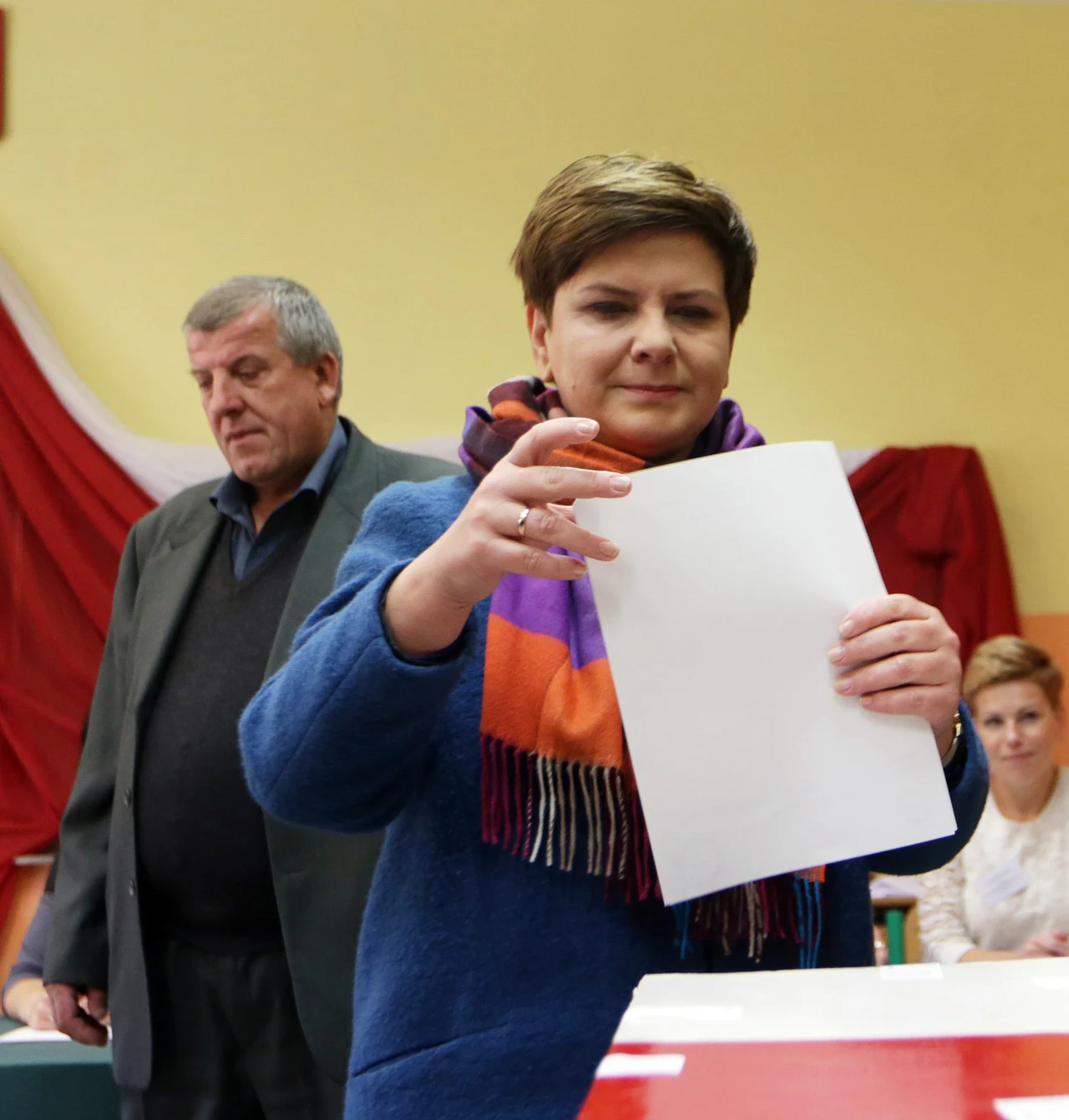 Beata Szydło z mężem Edwardem Beata Szydło z mężem Edwardem