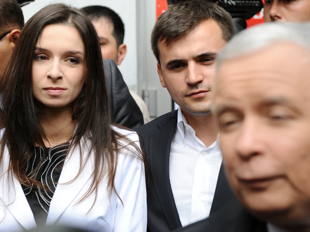Marta Kaczyńska i Jarosław Kaczyński Marta Kaczyńska i Jarosław Kaczyński