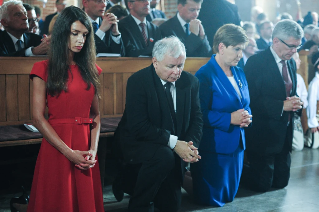 Marta Kaczyńska i Jarosław Kaczyński Marta Kaczyńska i Jarosław Kaczyński