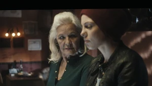 Hildegard Schmahl i Karolina Gorczyca w filmie "Agnieszka", Alter Ego Pictures